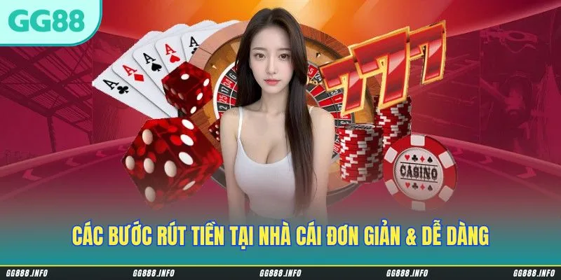 Các bước rút tiền tại nhà cái đơn gian & dễ dàng