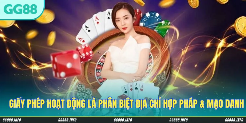Giấy phép hoạt động là yếu tố phân biệt giữa địa chỉ hợp pháp và mạo danh