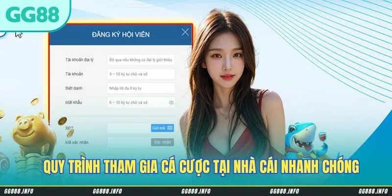 Quy trình tham gia cá cược tại nhà cái nhanh chóng & siêu dễ dàng