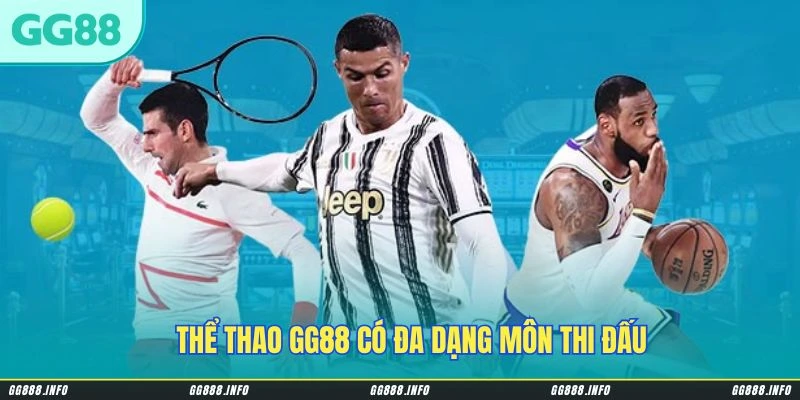 Thể thao GG88 có đa dạng môn thi đấu